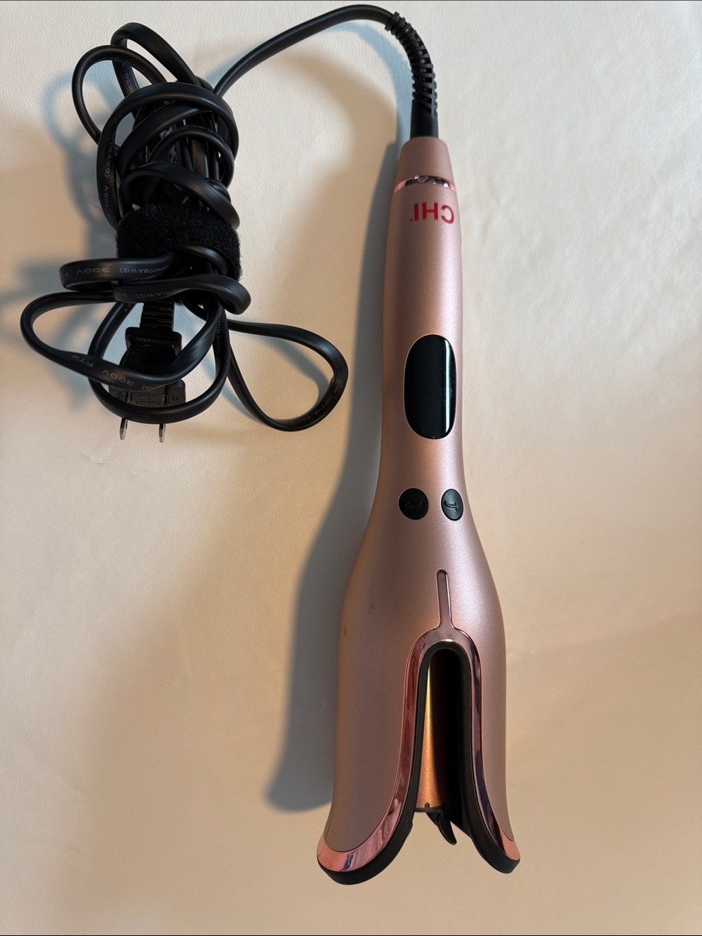 CHI Pink Automatic Curling Iron for Women — Easy Salon-Quality Curls